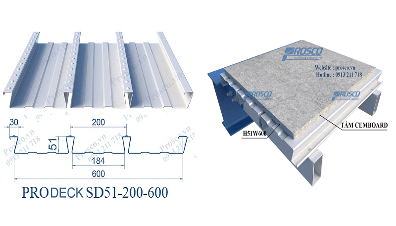 Prodeck SD51-200-600.