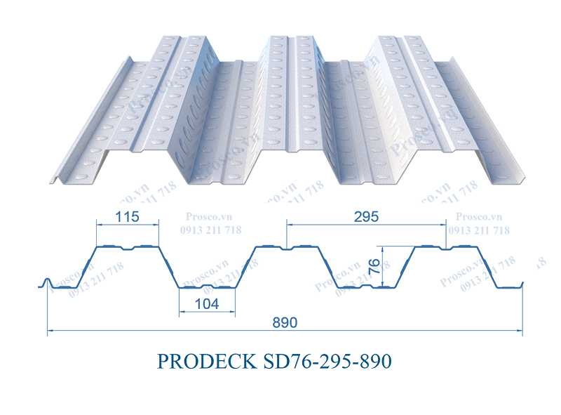 Sàn Deck H76W890.