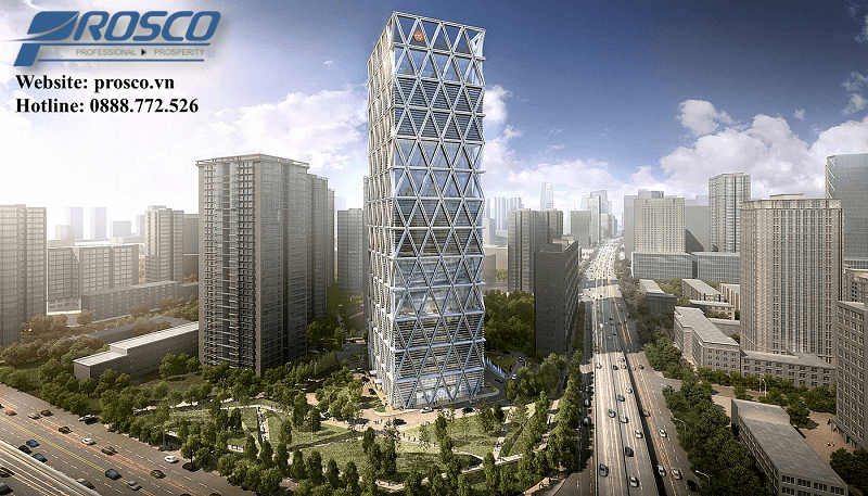 Công nghệ xây dựng nhà cao tầng bằng khung thép sàn liên hợp.