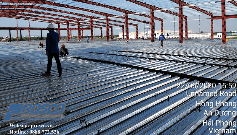 Công trình thi công sàn Deck.