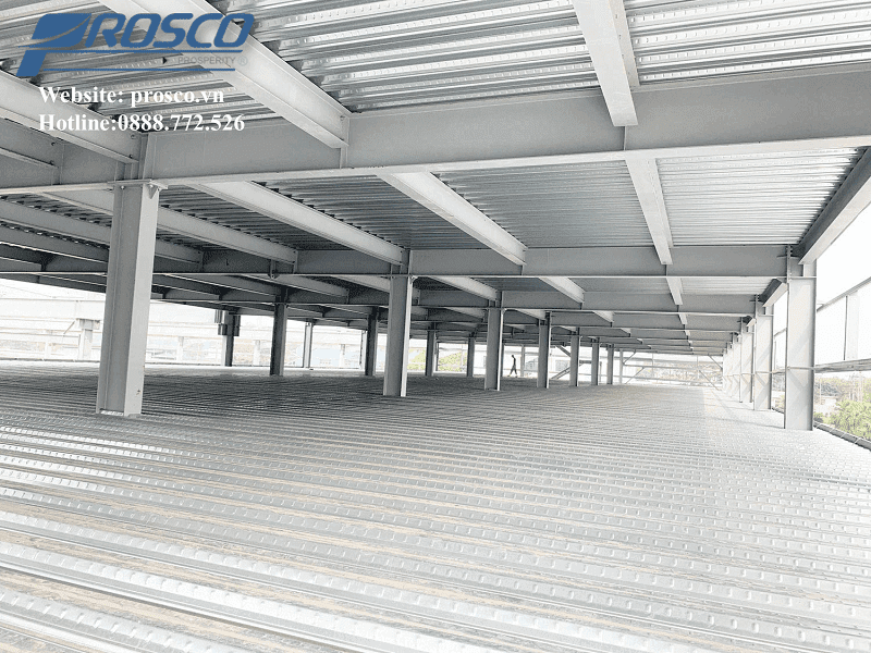 Thi công sàn deck tại Trường Thịnh