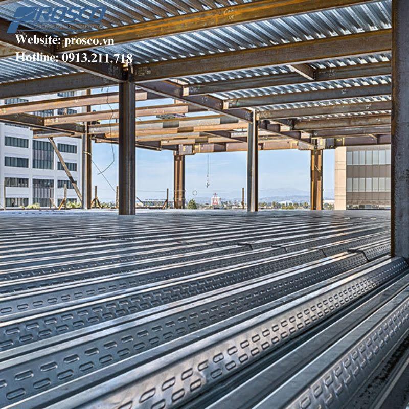 Ứng dụng steel deck trong các công trình xây dựng – Prosco.vn