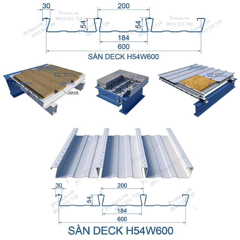 Thi công sàn deck hiện đại và bền vững – Prosco.vn