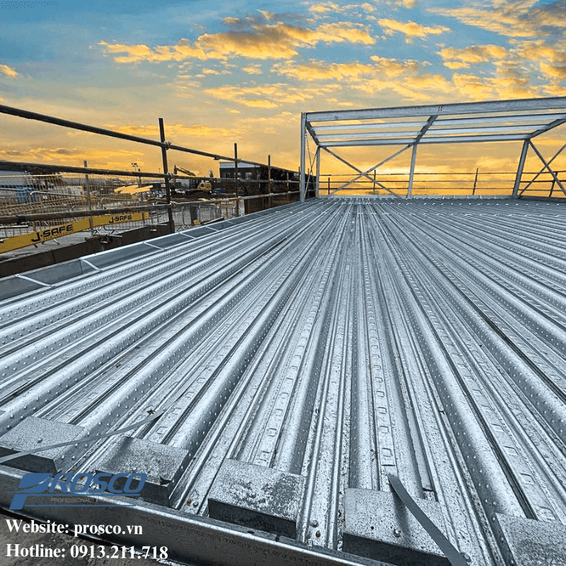 ứng dụng Metal deck